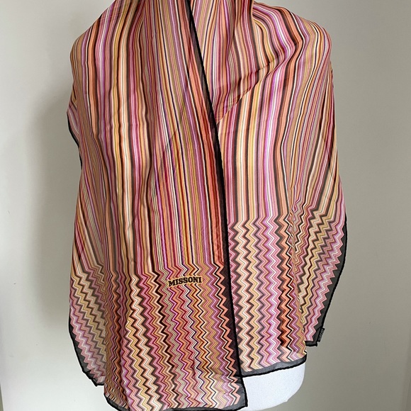 Missoni 100% Silk Scarf - Picture 1 of 7